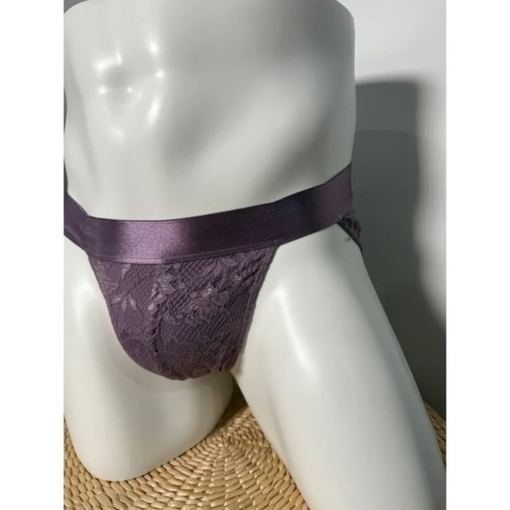 Cosabella Never Say Never Men's Sports Brief Purple Lace Luxury Underwear XL